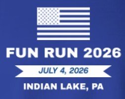 Indian Lake Fun Run + Walk 2026 Logo