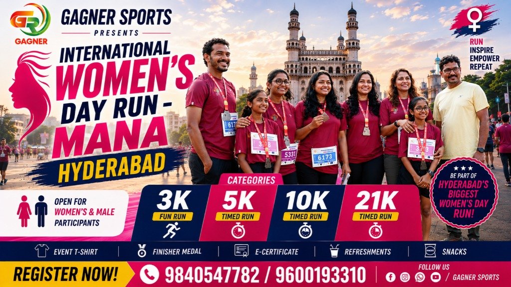 INTERNATIONAL WOMEN'S DAY RUN - MANA HYDERABAD  HALF MARATHON 2027