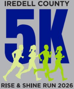 Iredell Rise & Shine 5k / 1 Mile Fun Run Logo
