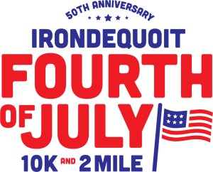 Irondequoit 4th of July -- 10k and 2 Mile Fun Run Logo