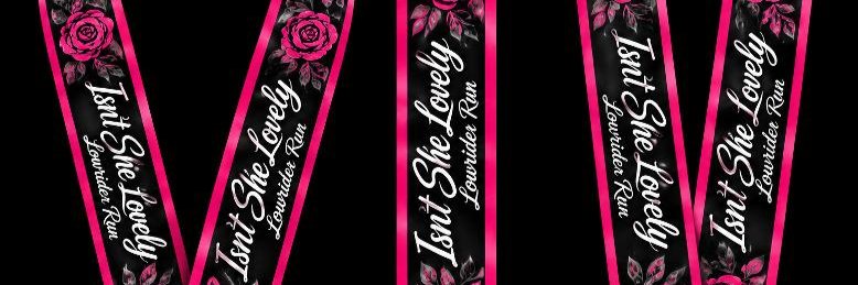 Isn't She Lovely Lowrider Run Logo