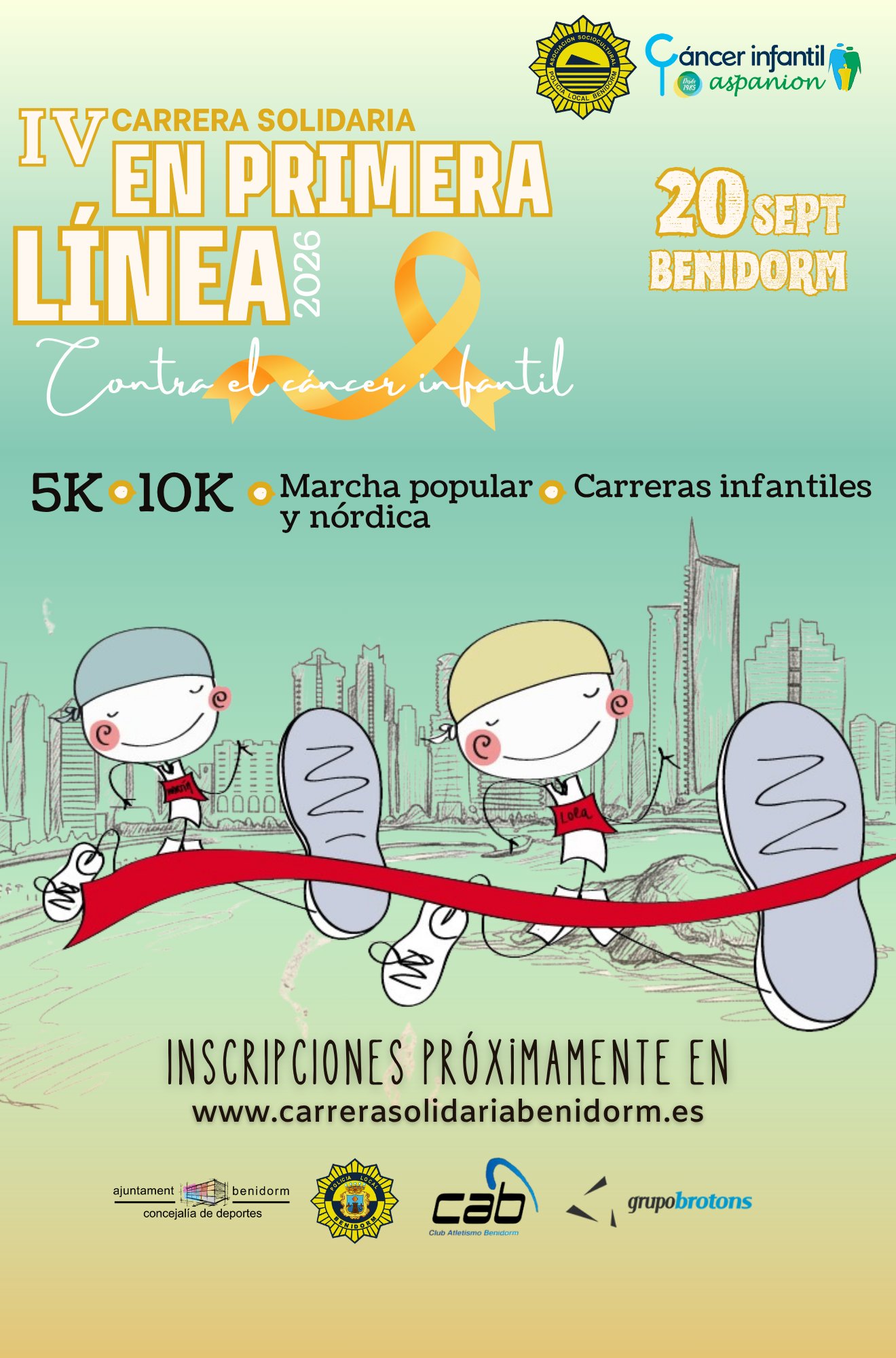 IV Carrera Solidaria en Primera Línea Benidorm 2026 Logo