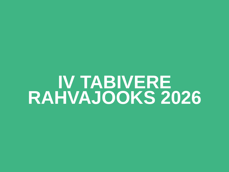 IV TABIVERE RAHVAJOOKS 2026 Logo