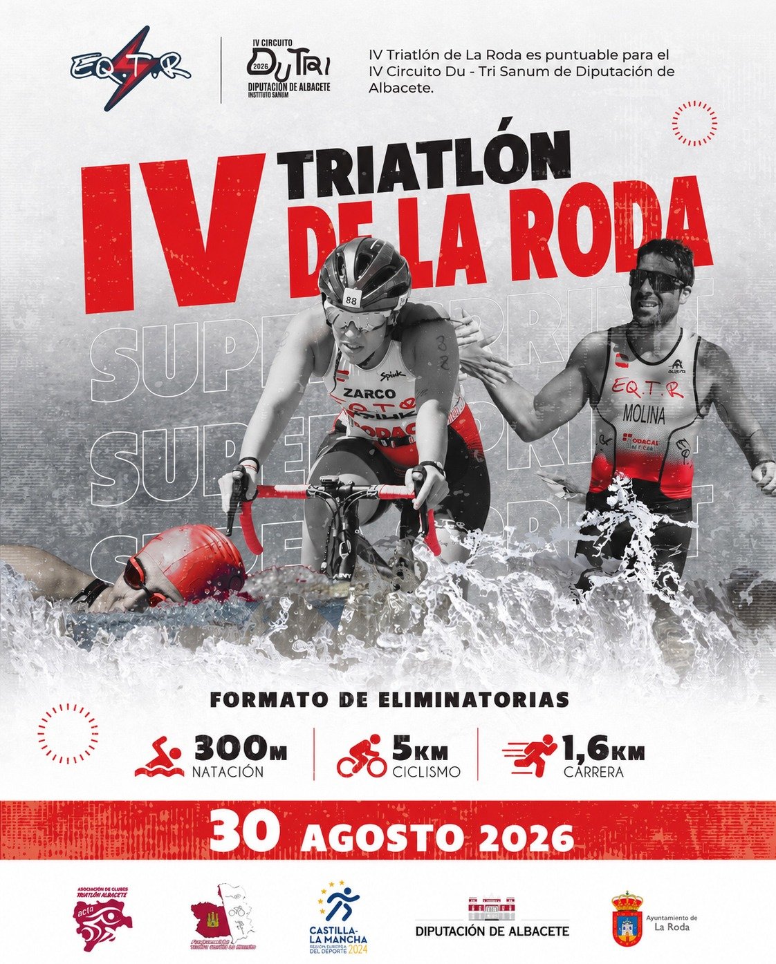 IV Triatlón Supersprint de La Roda Logo