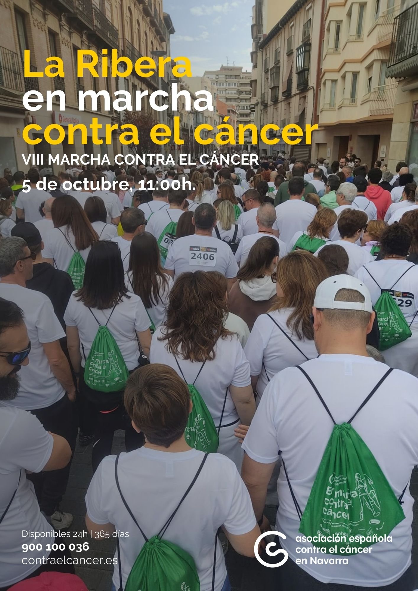 IX Marcha de La Ribera por la investigación Logo