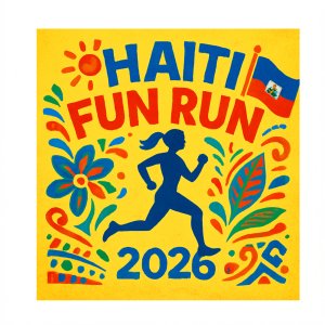 Jamestown High School Haiti Club   2 Mile Fun Run Logo