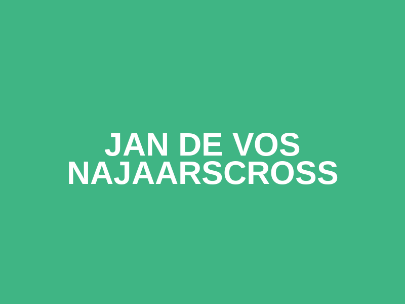 Jan de Vos Najaarscross