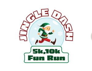 Jingle Dash 10K, 5K, and Fun Run Logo