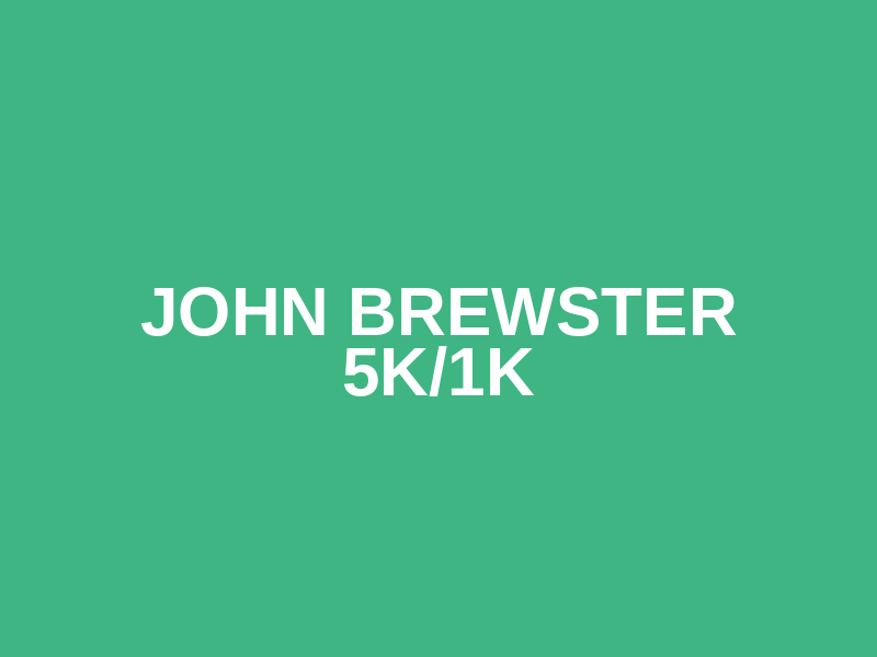 John Brewster 5k/1k Logo