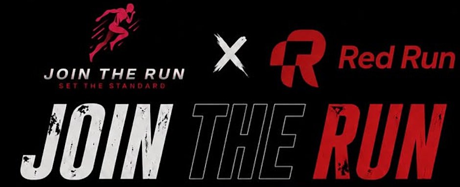 Join The Run X Red Run 5K Event Logo
