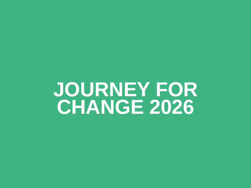 Journey for Change 2026 Logo