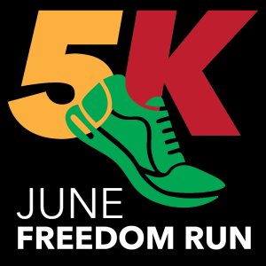 June Freedom Run 5K Logo