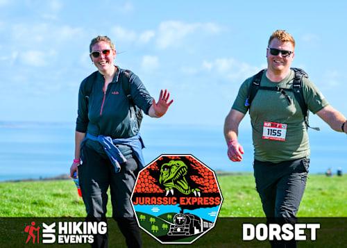Jurassic Express Hiking Trail 2027 (Swanage to Corfe Castle) Logo