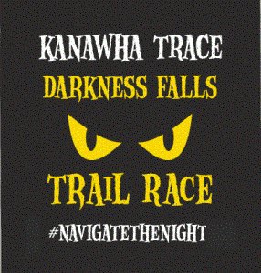 Kanawha Trace Darkness Falls Haunted Night Trail Run Logo