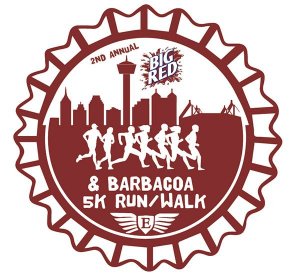 Big Red and Barbacoa 5K Run/Walk Logo