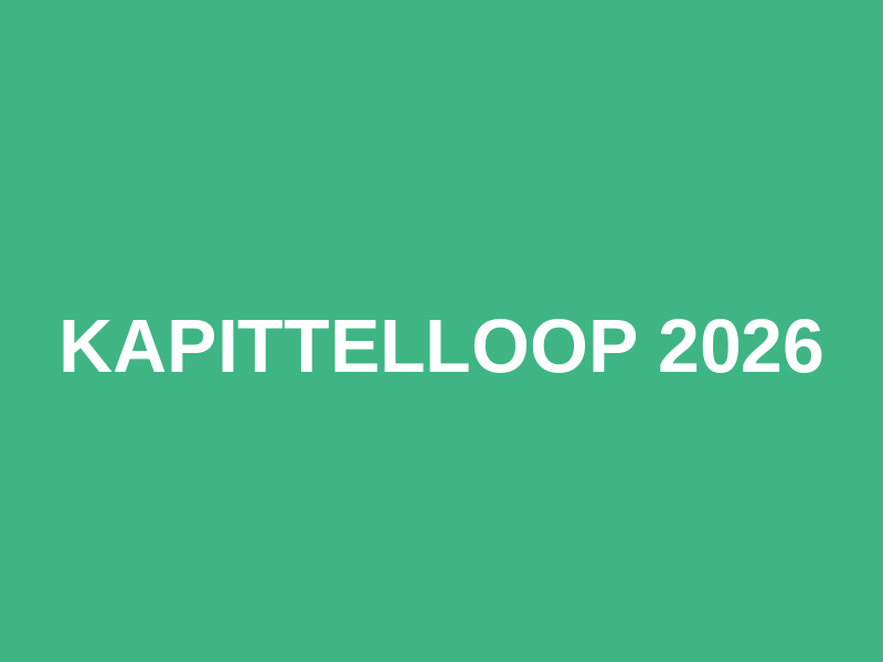 Kapittelloop 2026