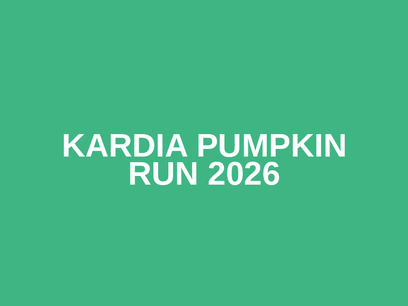 Kardia Pumpkin Run 2026 Logo