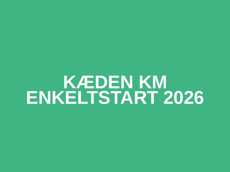 Kæden KM Enkeltstart 2026 Logo