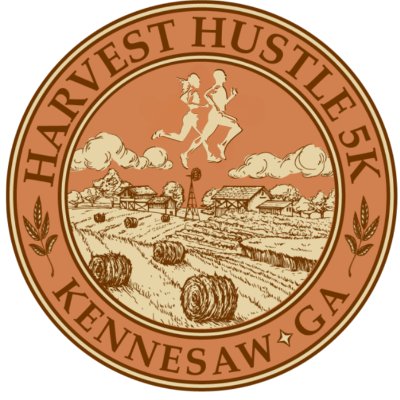 Kennesaw Grand Prix Race Series: Harvest Hustle 5K Logo