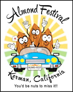 Kerman Almond Festival Scholarship Fun Run/Walk Logo