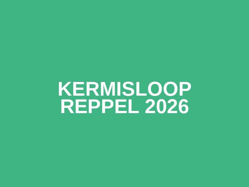 Kermisloop Reppel 2026 Logo