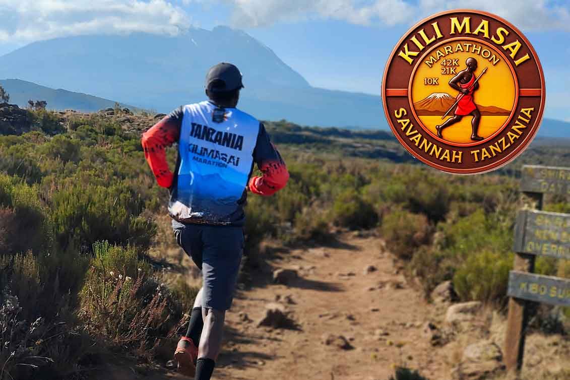 Kilimasai Marathon+safari Logo