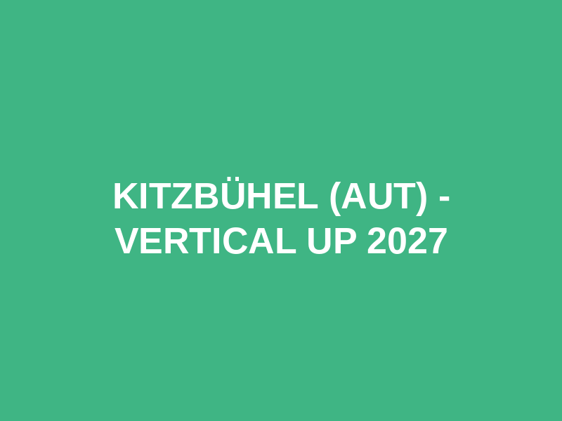 KITZBÜHEL (AUT) - Vertical Up 2027 Logo