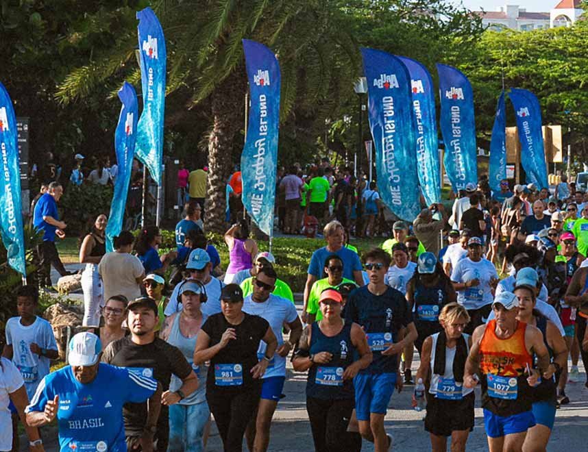 KLM Aruba Marathon Logo