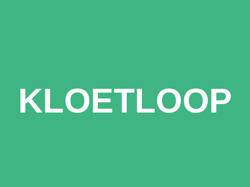 Kloetloop Logo