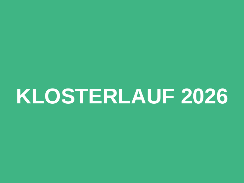 Klosterlauf 2026 Logo