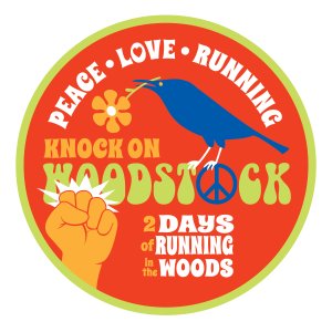 Knock On Wood Trail Run/Hike - 13.1 & 10k Logo