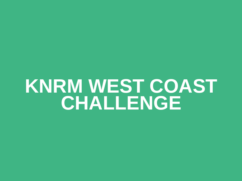 KNRM West Coast Challenge Logo
