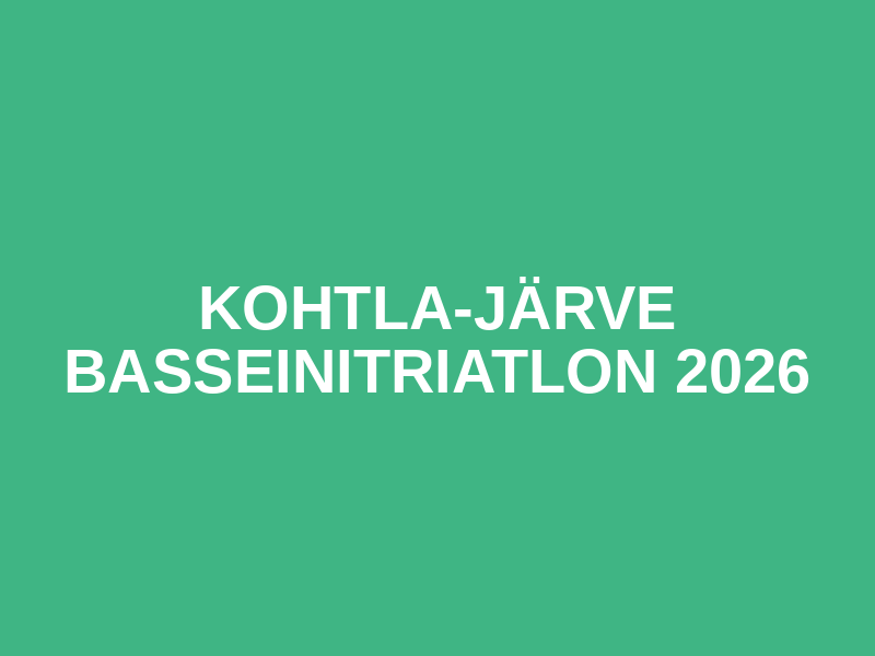 KOHTLA-JÄRVE  BASSEINITRIATLON 2026 Logo