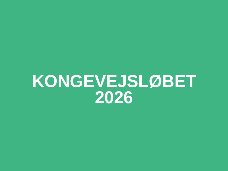 Kongevejsløbet 2026