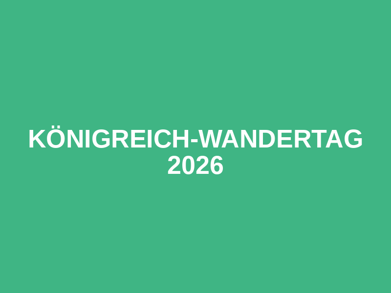 Königreich-Wandertag 2026 Logo