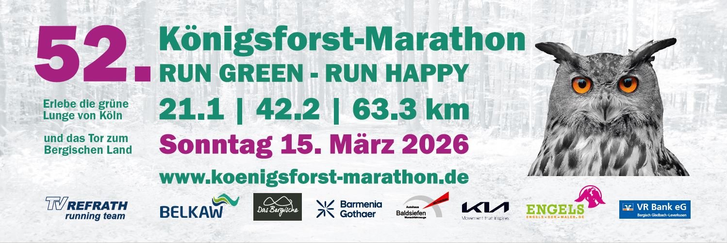 Königsforst Marathon Logo