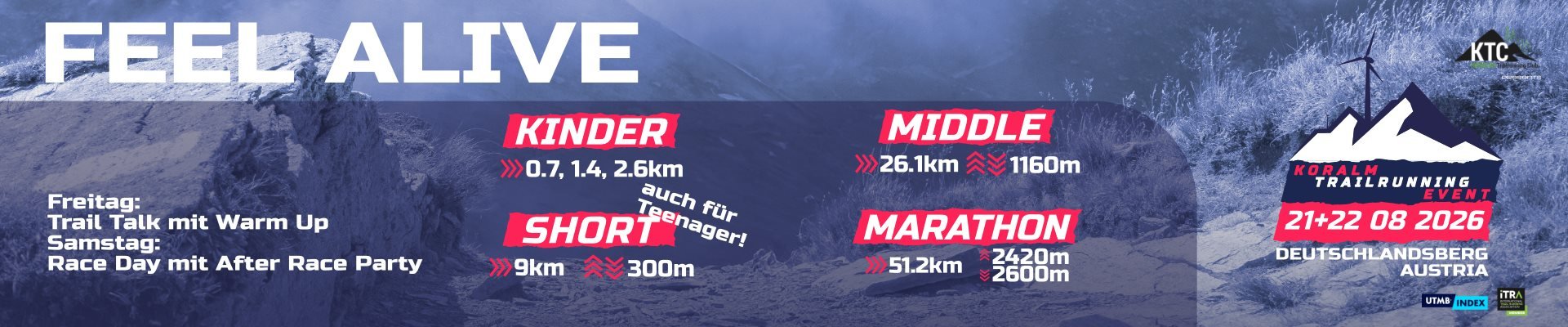Koralm Trailrunning Event - KTRE 2026 Logo