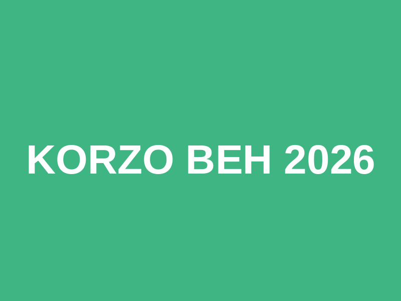 Korzo beh 2026 Logo