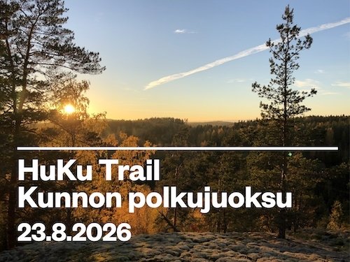 Kunnon Polkujuoksu - HuKu-Trail