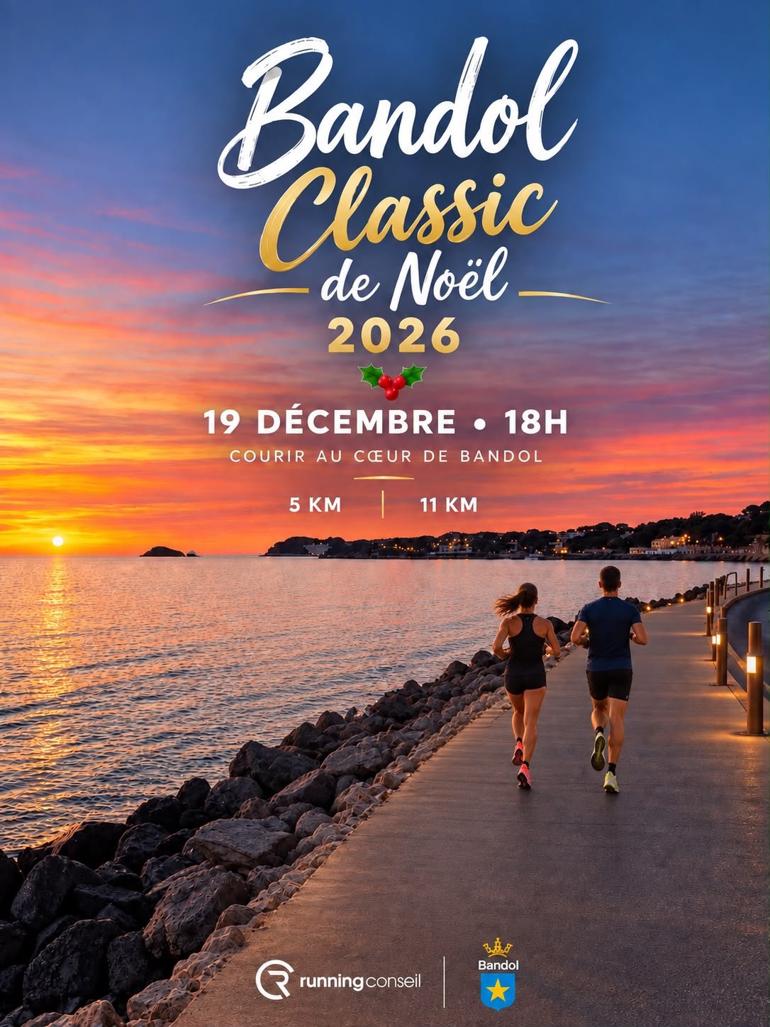 La Bandol Classic de Noël by Running Coseil Logo