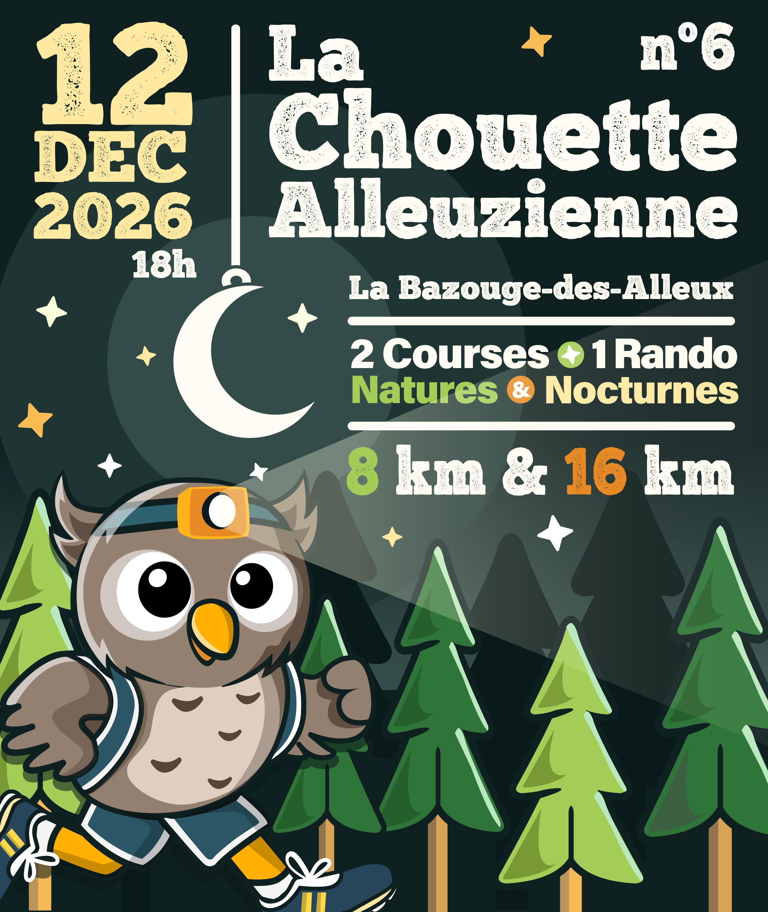 La Chouette Alleuzienne 2026 Logo