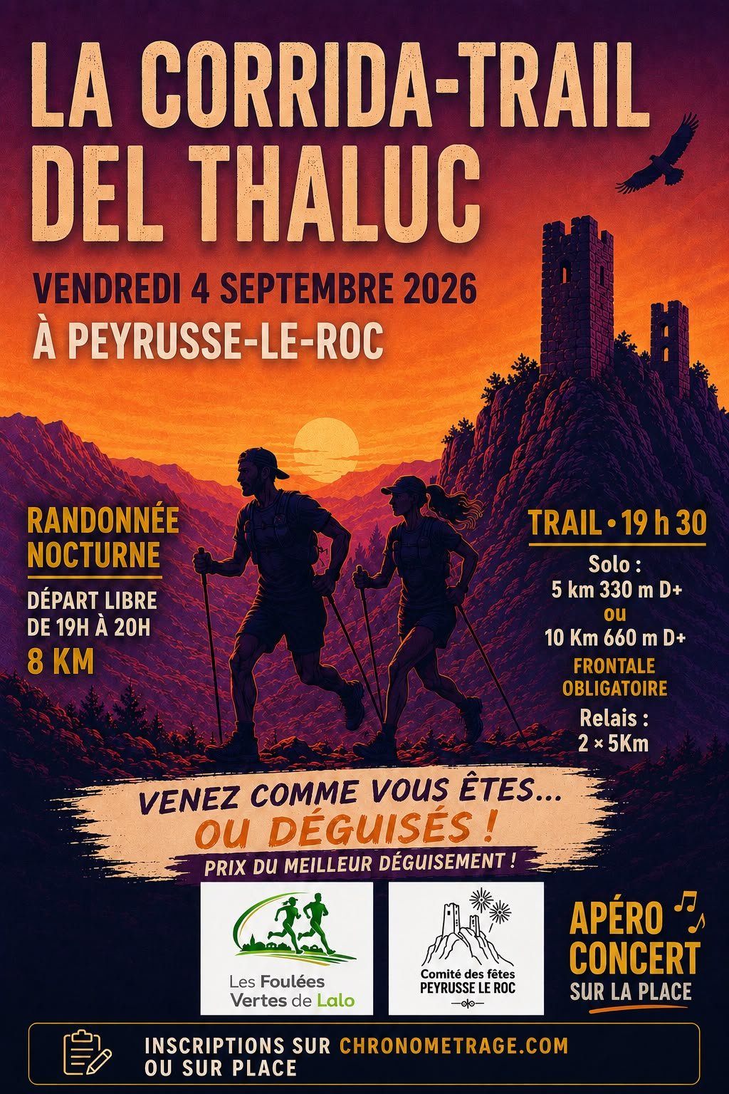 La Corrida-Trail Del Thaluc Logo