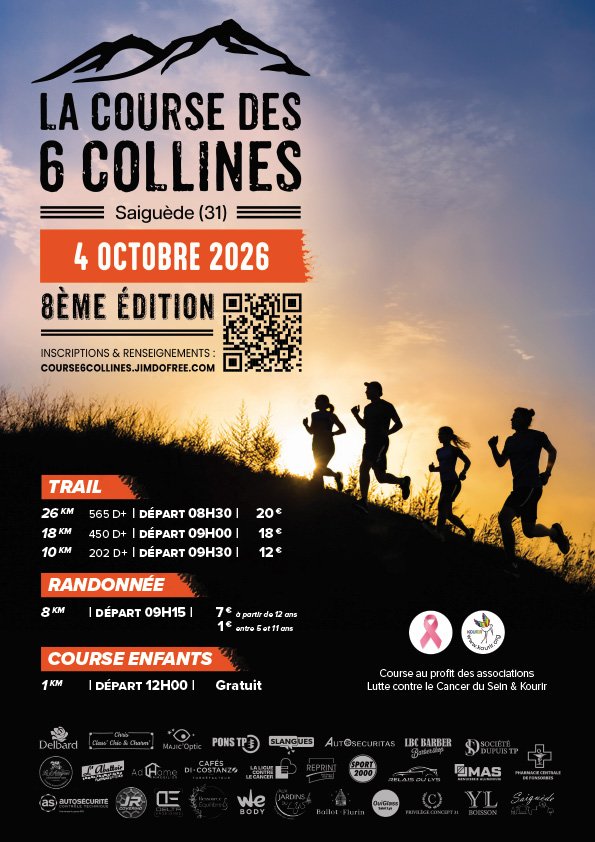 LA COURSE DES 6 COLLINES Logo