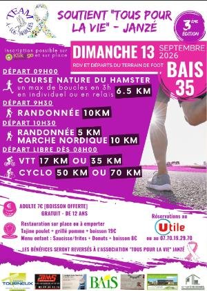 La course nature du HAMSTER Logo