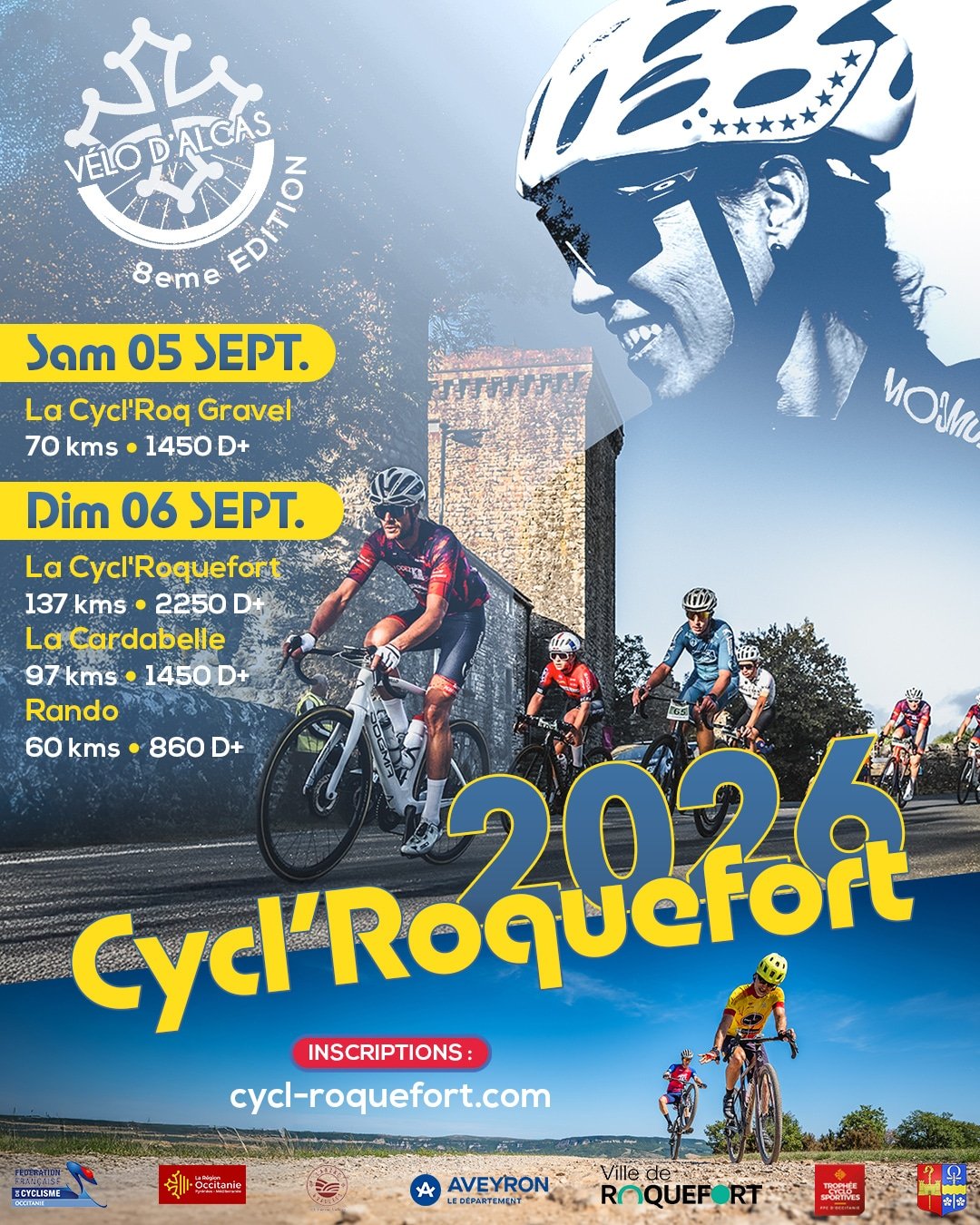 La Cycl'Roquefort Logo