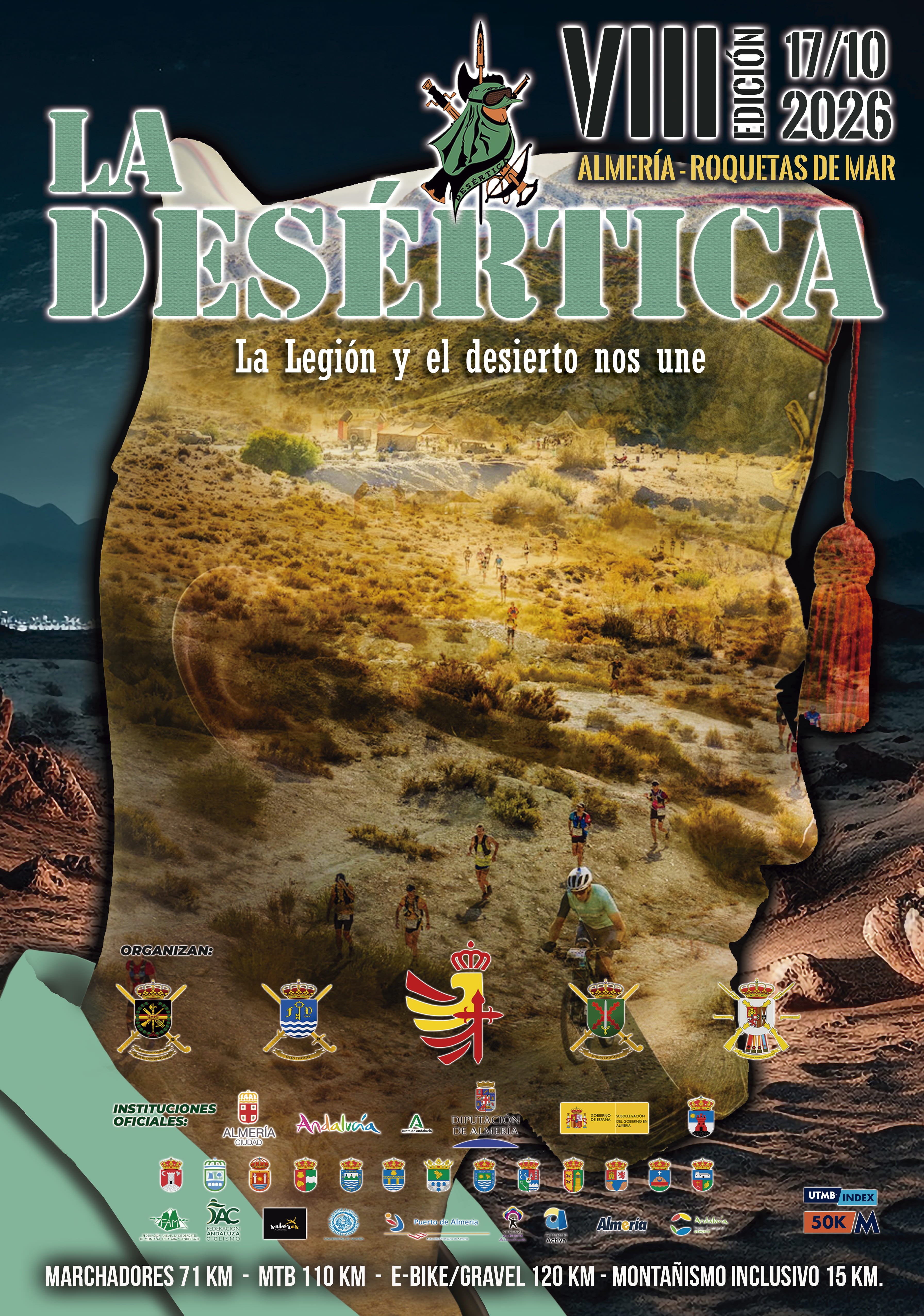 La Desértica VIII edición Logo