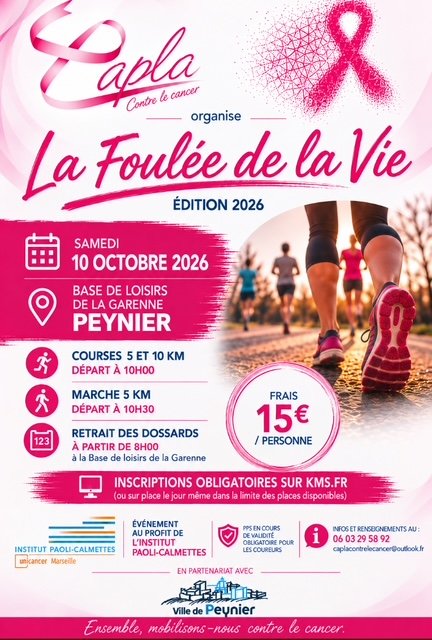 LA FOULEE DE LA VIE Logo