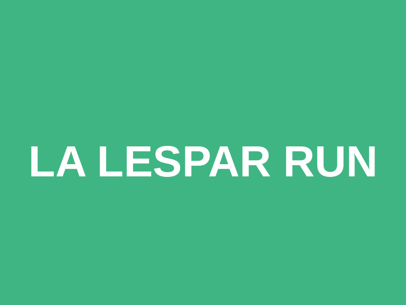 La Lespar run Logo