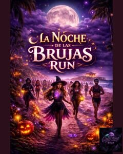 La Noche de las Brujas Run -SummerWeen Series 5K 10K Half by Califlow Runs Logo