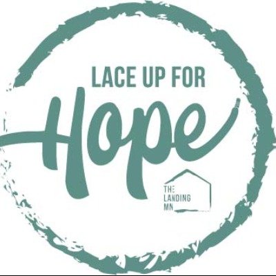 Lace Up for Hope with The LandingMN Logo